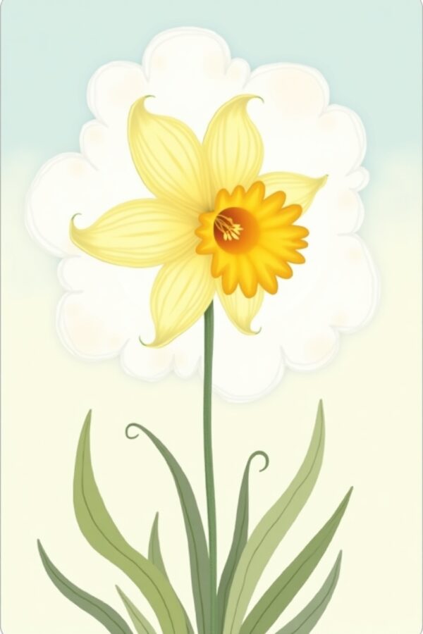 Spring Dawn Daffodil Gift Card